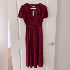 LOFT Petite Midi Dress- brand new with tags